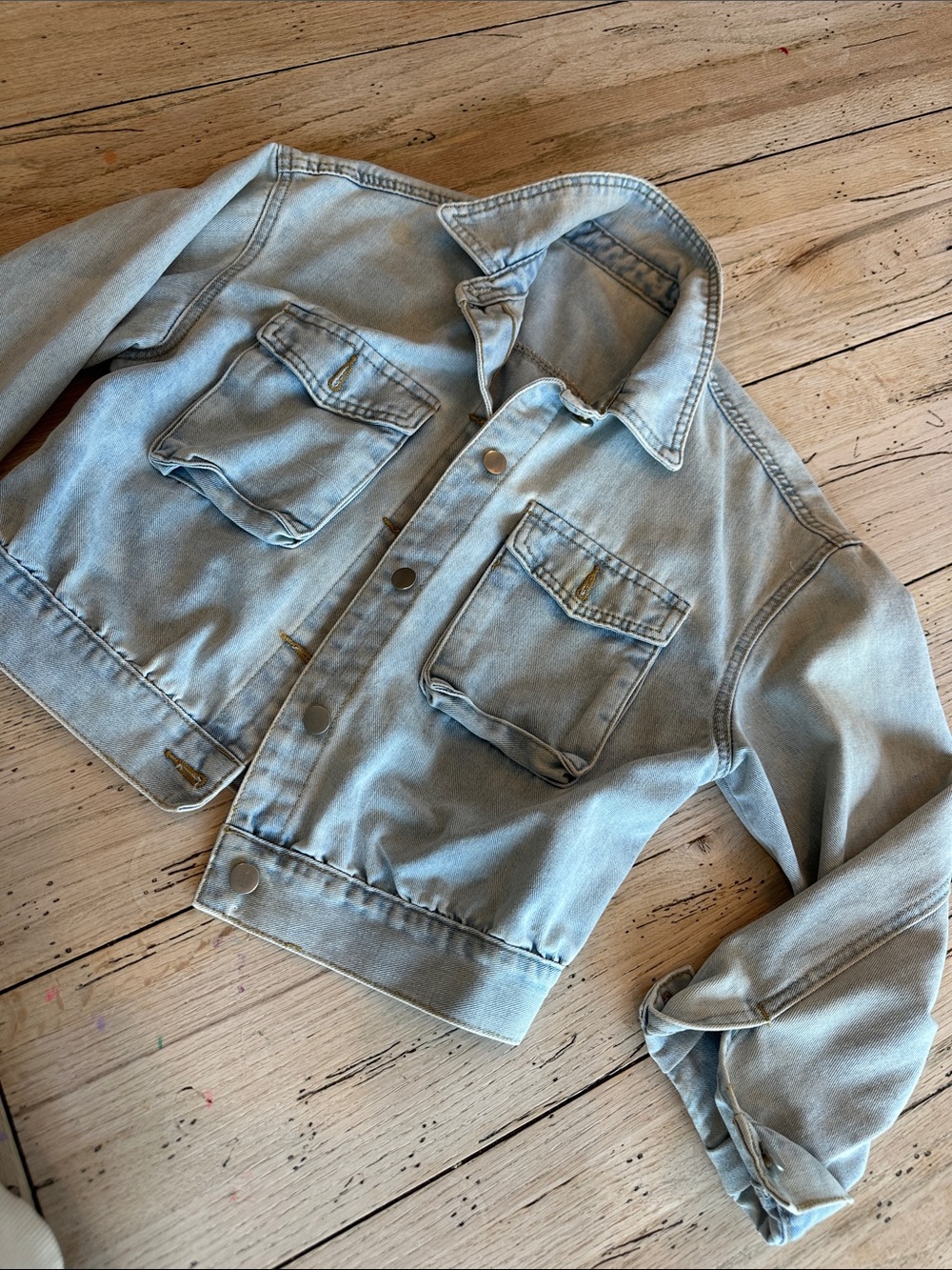 Light Wash Denim Jacket - Women